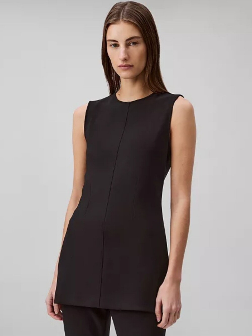 Calvin Klein Women's Sleeveless Tailored Knit Tunic